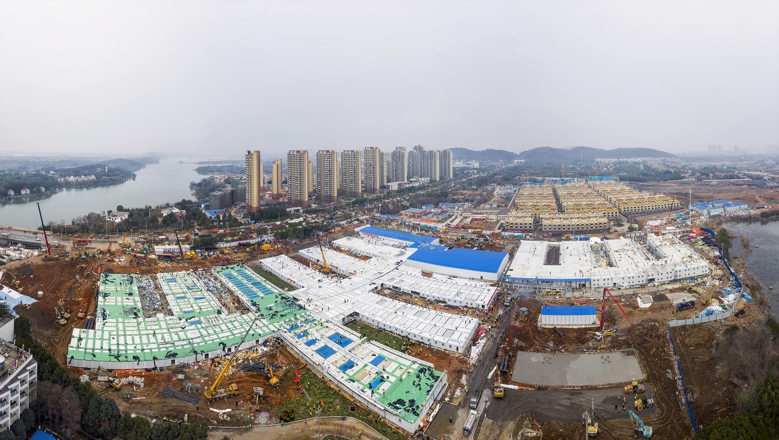 Hospital em 10 dias na china